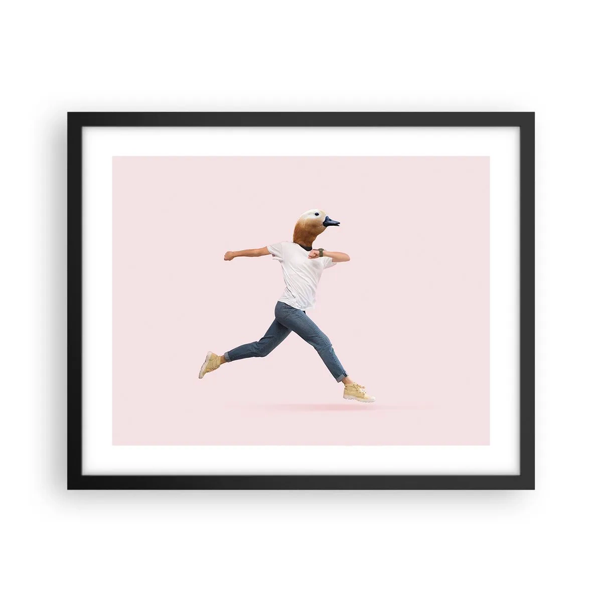 Plakat w czarnej ramie - Szczypta absurdu - 50x40 cm