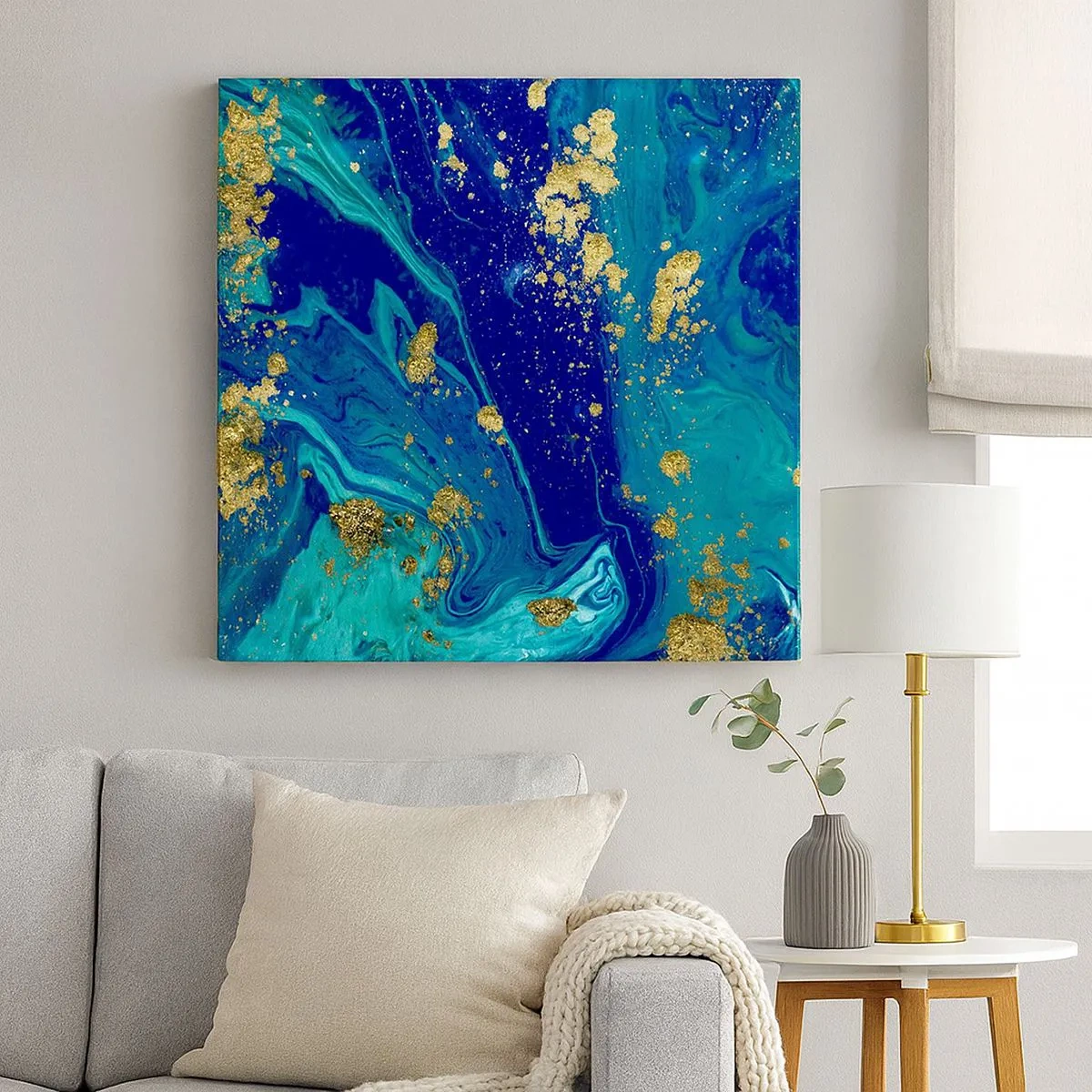 Obraz na płótnie - Płatki słońca  - 30x30 cm