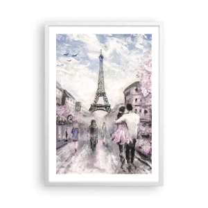 Plakat w białej ramie - Jak zakochac się, to tylko w… - 50x70 cm