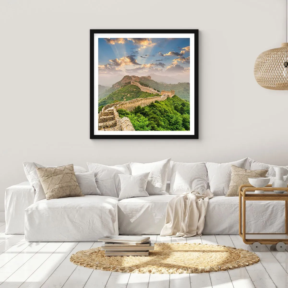 Plakat w czarnej ramie - Nieprzemijająca wielkość - 30x30 cm