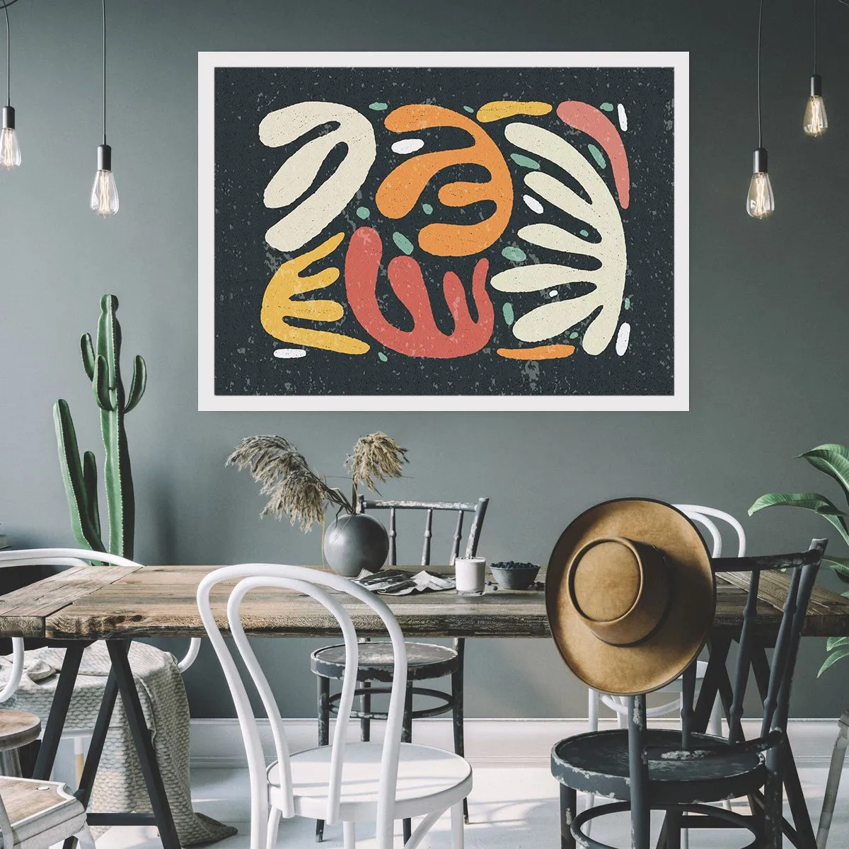 Plakat - Kompozycja – zaraz cię schwytam - 50x40 cm