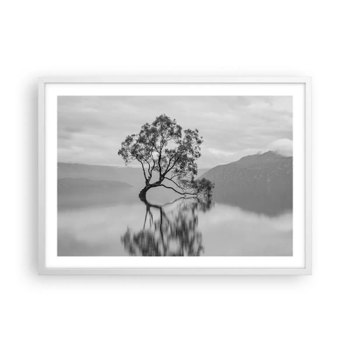 Plakat w białej ramie - Jest taki kraj - 70x50 cm