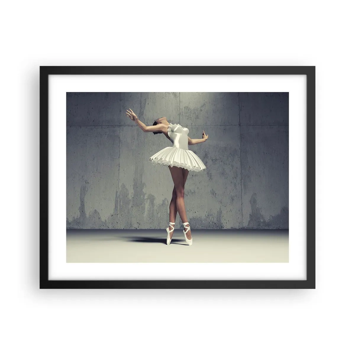 Plakat w czarnej ramie - Lekko jak ptak - 50x40 cm