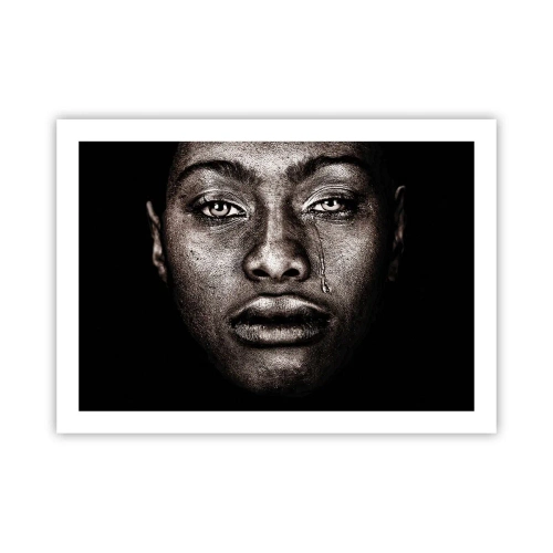 Plakat - Jedna łza - 70x50 cm