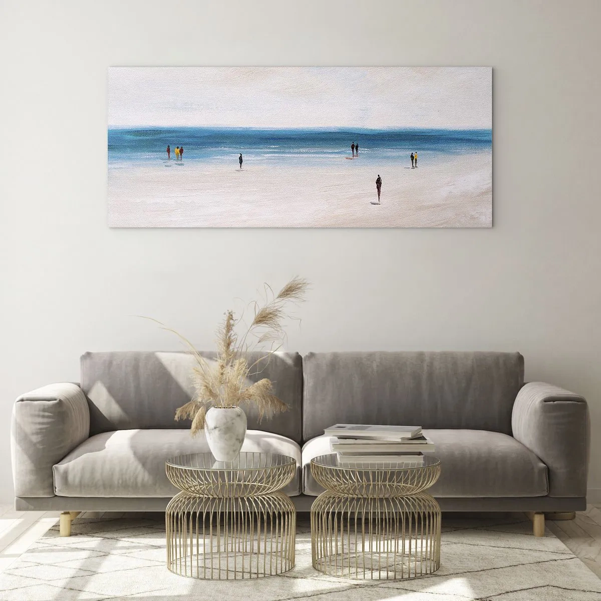 Obraz na szkle - Naturalna potrzeba - 90x30 cm