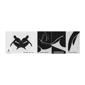Fototapeta Próbka Premium Sand - Wspólna dusza - Ludzie, Minimalistyczny, Bliźnięta - 100x30 cm