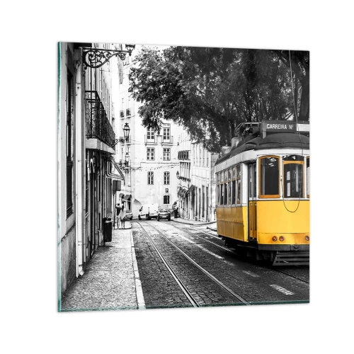 Obraz na szkle - I fado w tle - 40x40 cm