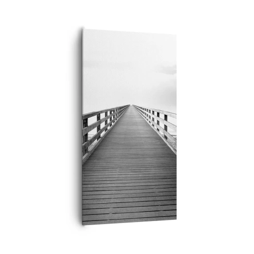 Obraz na płótnie - W siną dal… - 65x120 cm