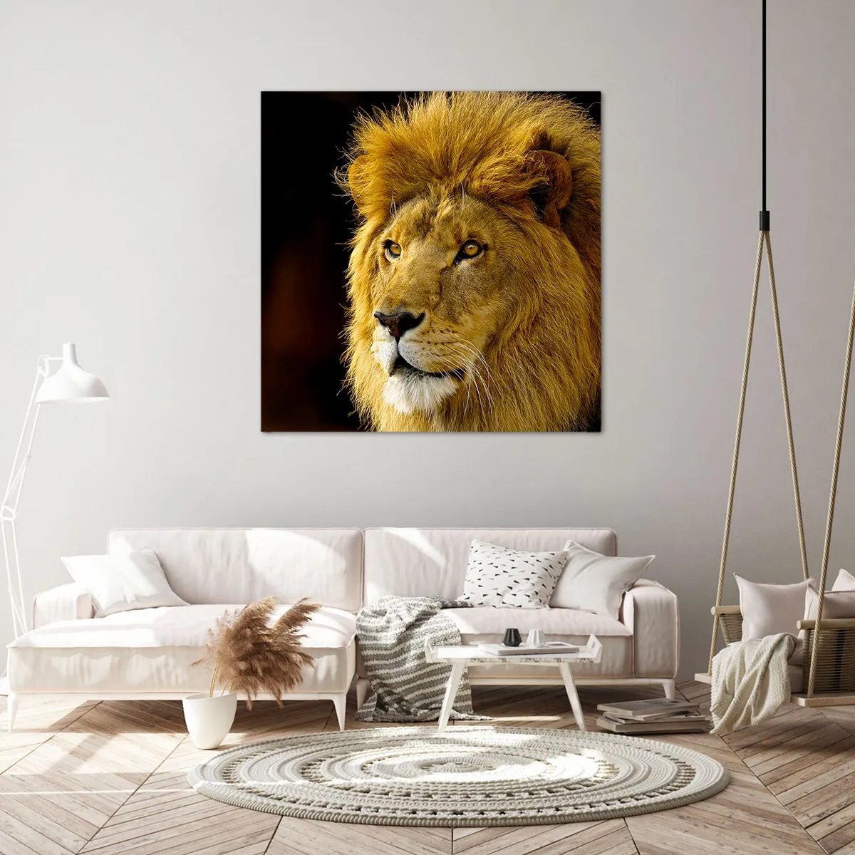 Obraz na płótnie - Portret króla - 50x50 cm