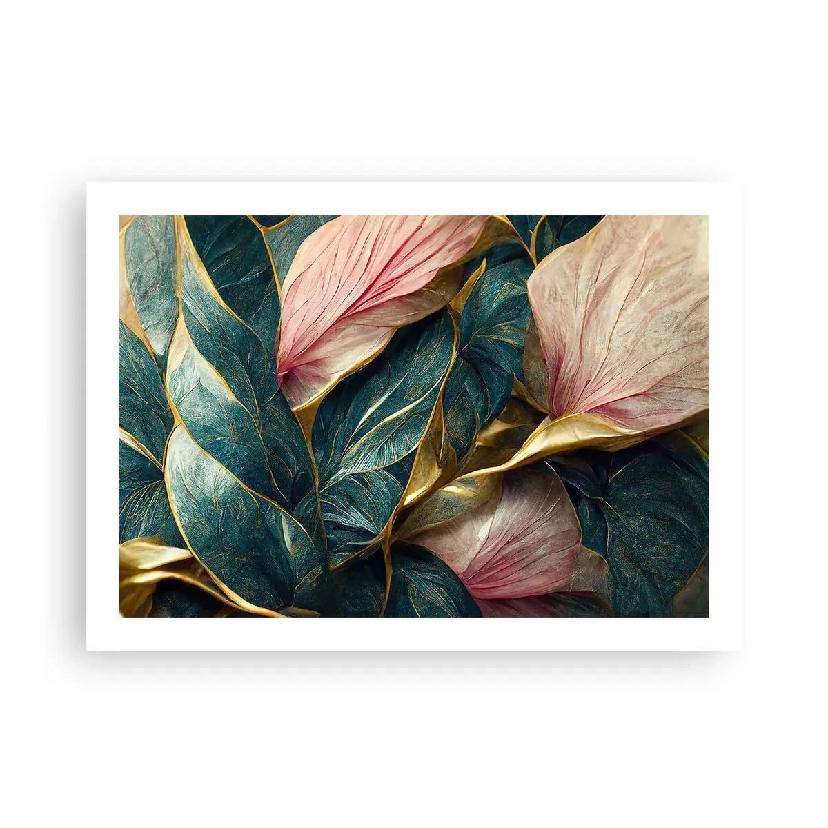 Plakat - Naturalna elegancja i styl - 70x50 cm