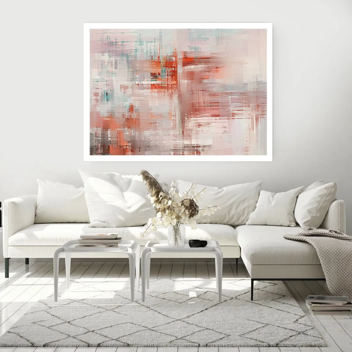 Plakat - Zamglone. Ale różowe - 91x61 cm