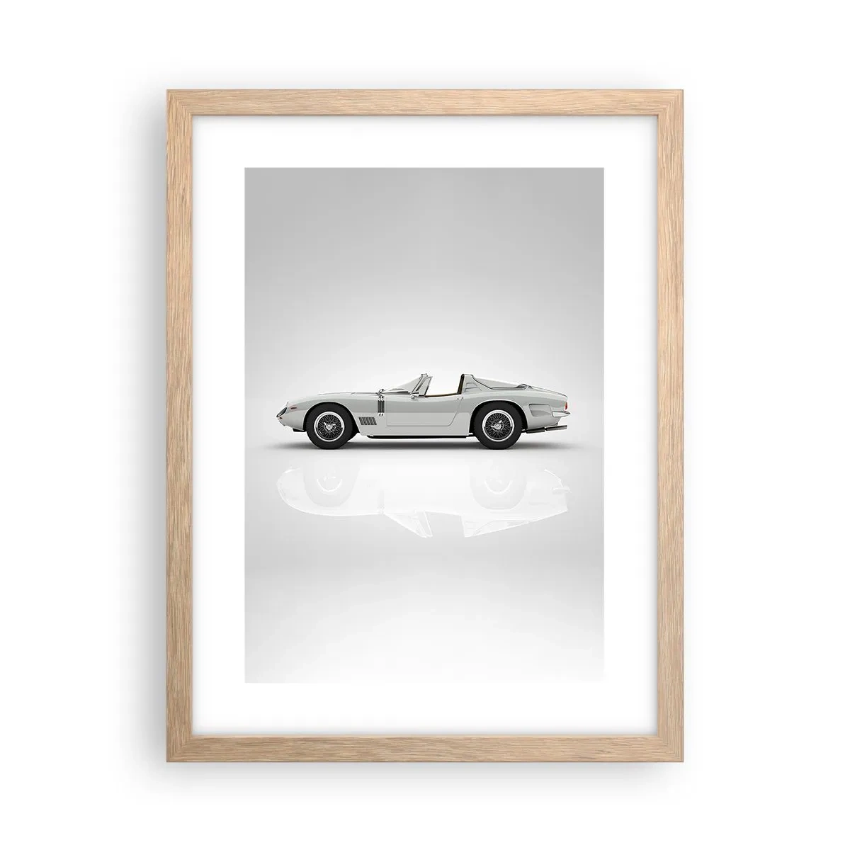 Plakat w ramie jasny dąb - Obietnica zabawy - 30x40 cm