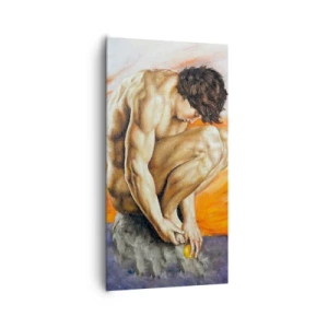 Obraz na płótnie - Zatopiony w sobie - 65x120 cm