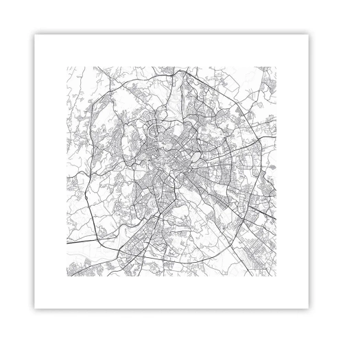 Plakat - Rzymski krąg - 30x30 cm