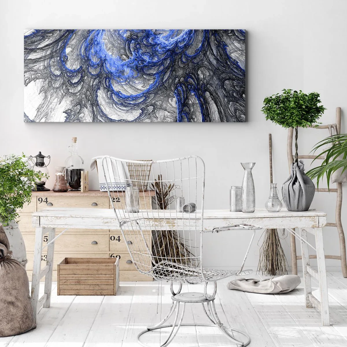 Obraz na płótnie - Narodziny fali - 100x40 cm