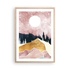 Plakat w ramie jasny dąb - Nocna straż - 50x70 cm