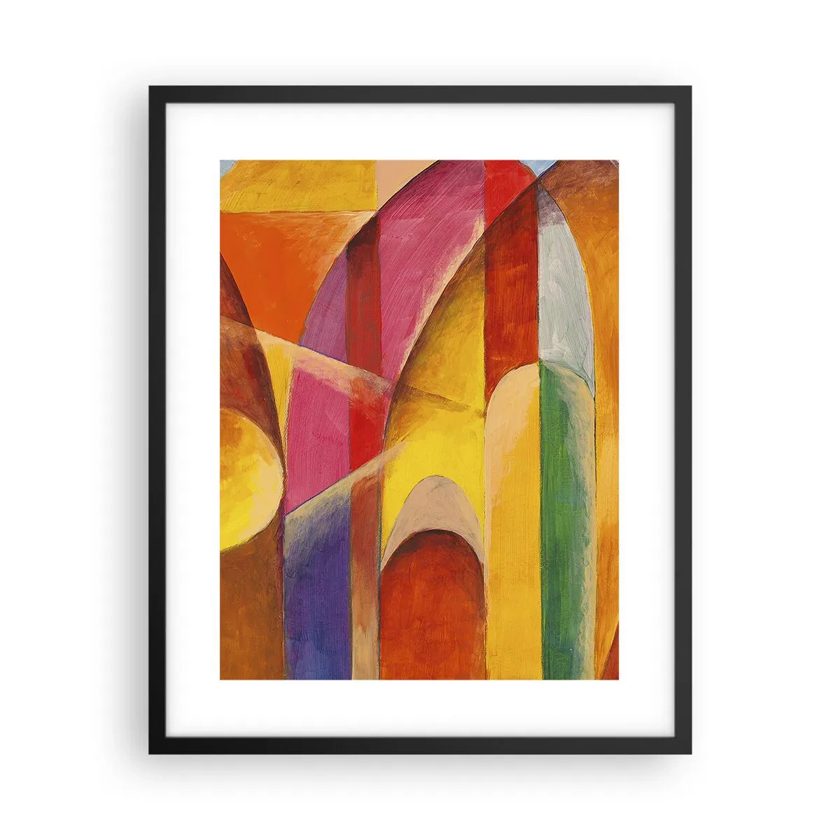 Plakat w czarnej ramie - Katedra słońca - 40x50 cm