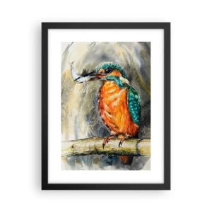 Plakat w czarnej ramie - Prawo natury - 30x40 cm