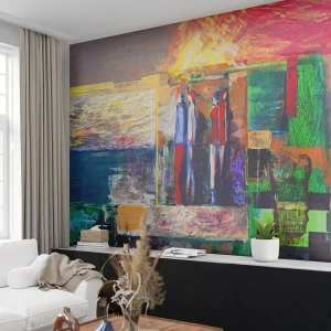 Fototapeta na wymiar Premium Canvas - Relacje i emocje - Abstrakcja, Ludzie, Sztuka
