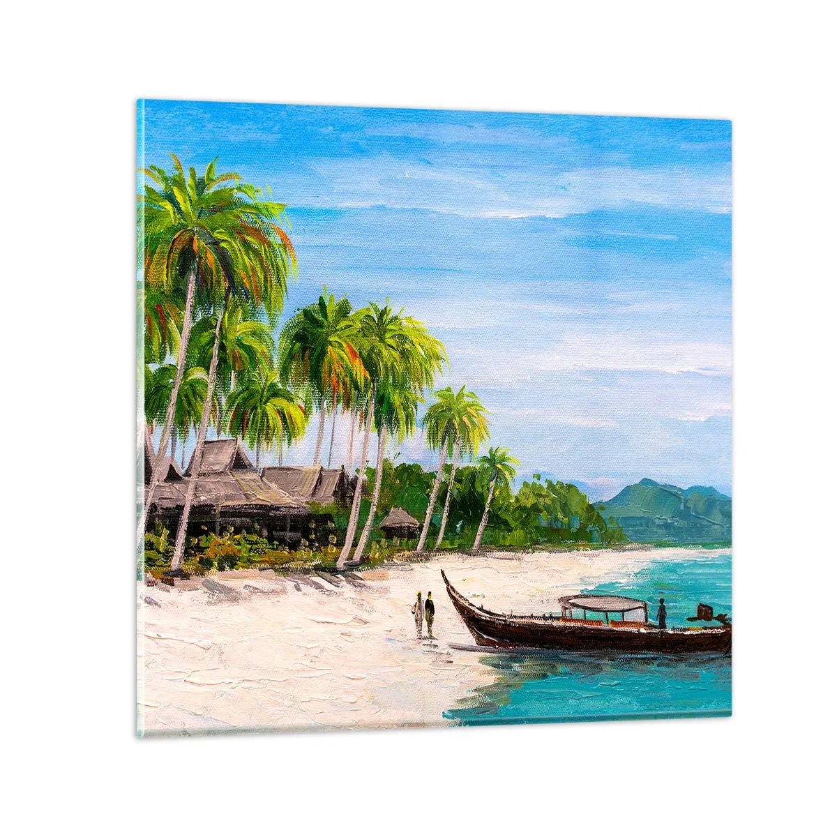 Obraz na szkle - Egzotyczny sen - 60x60 cm
