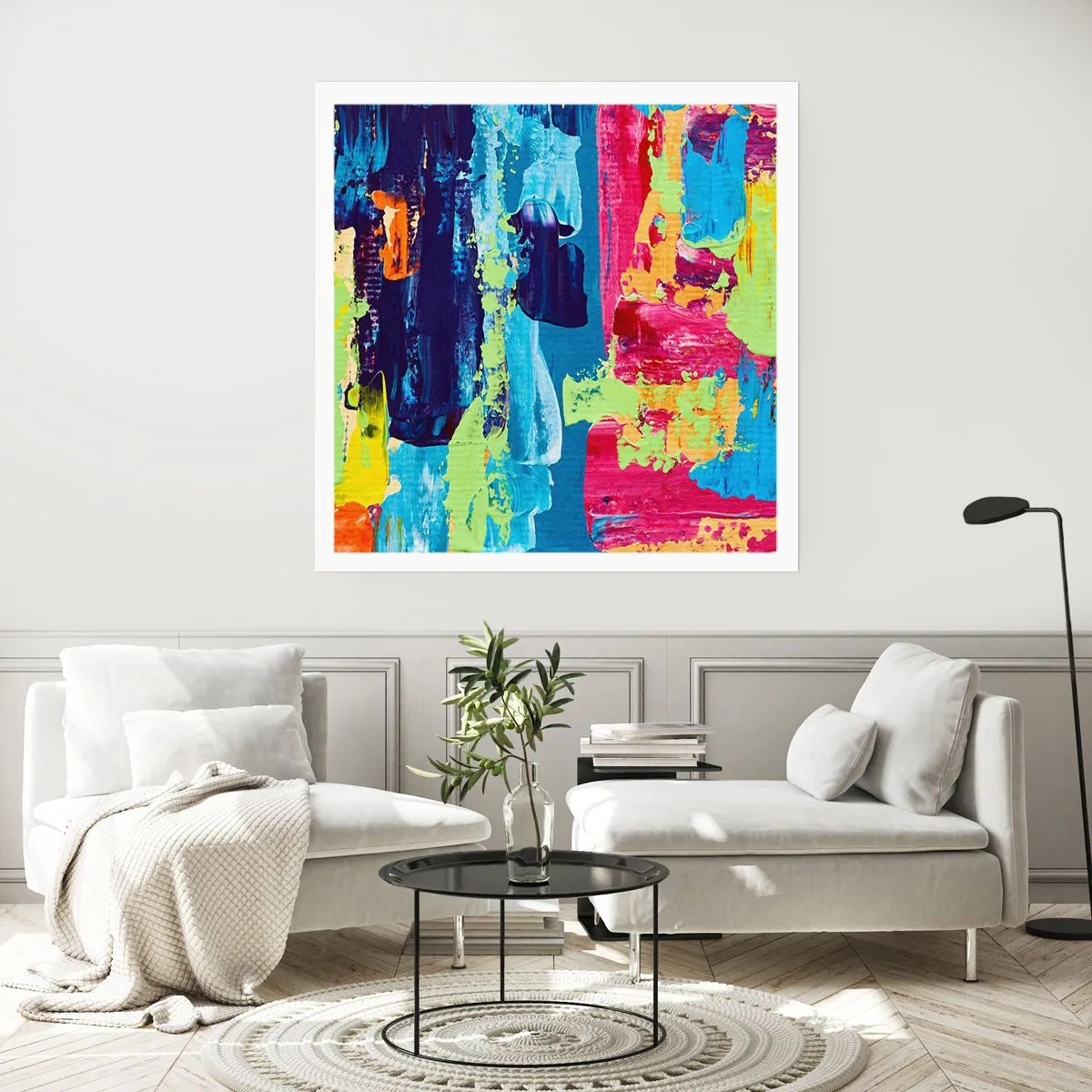 Plakat - Życie jest piękne! - 30x30 cm