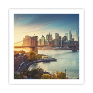 Plakat - Wielkomiejski świt - 60x60 cm
