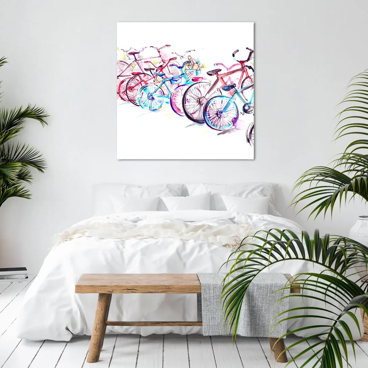 Obraz na płótnie - Zjazd klubu Antymoto - 60x60 cm