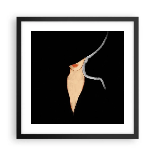 Plakat w czarnej ramie - Elegancja i styl - 40x40 cm