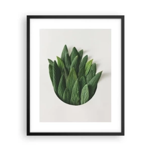 Plakat w czarnej ramie - Nieposkromiona ciekawość - 40x50 cm