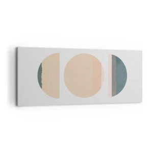 Obraz na płótnie - Koło za kołem - 100x40 cm