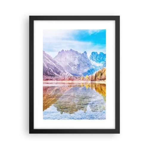 Plakat w czarnej ramie - A w górach już jesień - 30x40 cm
