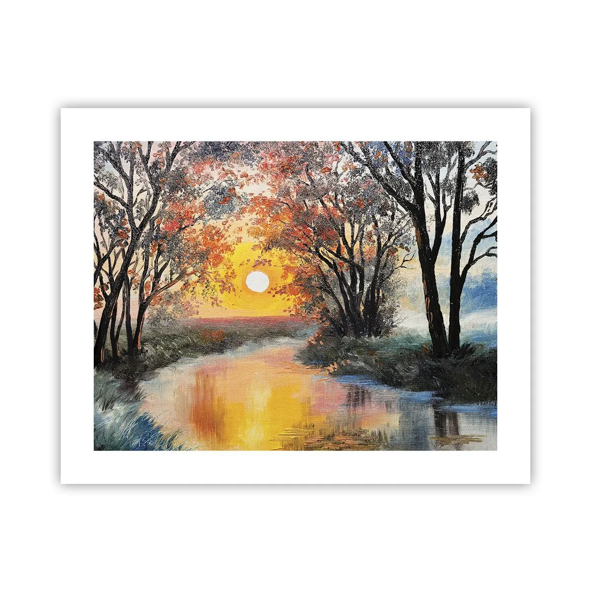 Plakat - Jesienne klimaty - 50x40 cm
