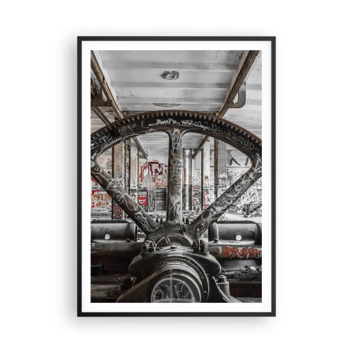 Plakat w czarnej ramie - Sekretne życie fabryki - 70x100 cm