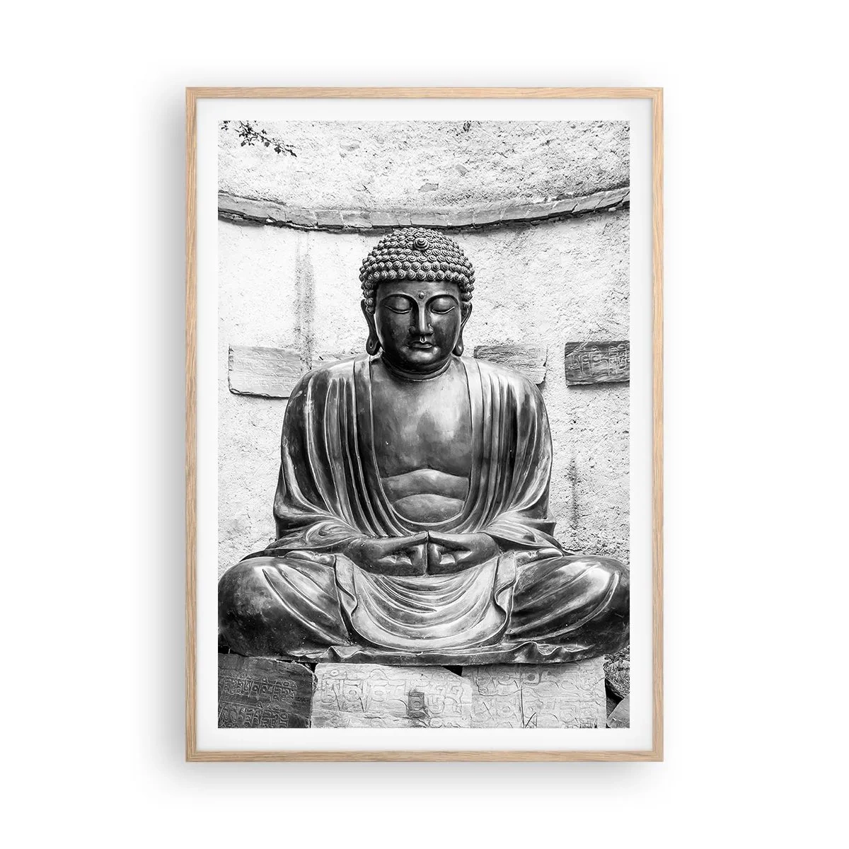 Plakat w ramie jasny dąb - U źródeł spokoju - 70x100 cm