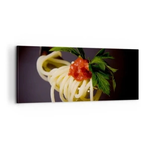 Obraz na płótnie - Smakowity kęs - 100x40 cm