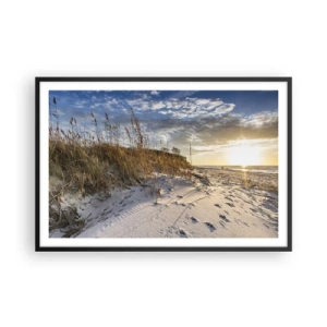 Plakat w czarnej ramie - Zaproszenie na spacer - 91x61 cm