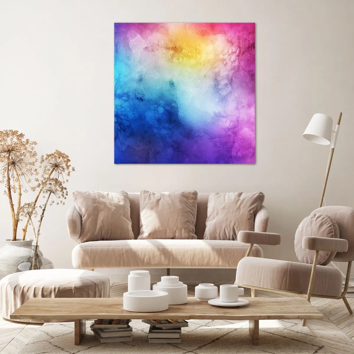 Obraz na płótnie - Prawie w siódmym niebie - 60x60 cm