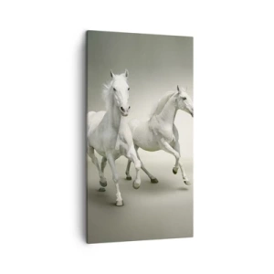 Obraz na płótnie - White power! - 45x80 cm