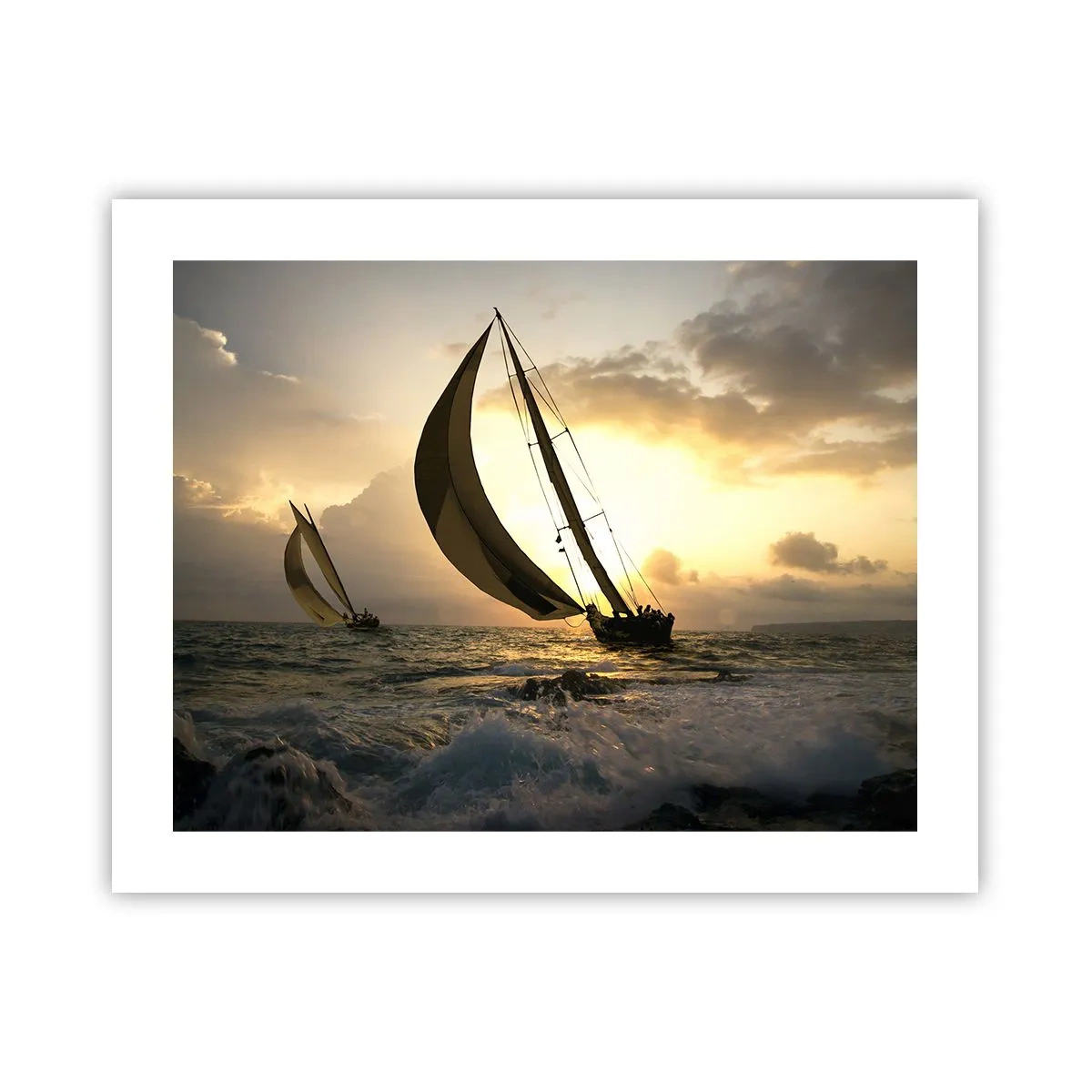 Plakat - Z wiatrem i pod wiatr - 50x40 cm