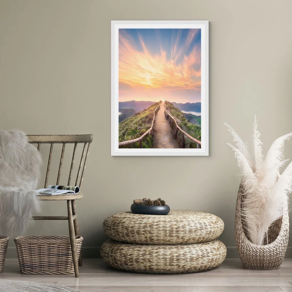 Plakat w białej ramie - Blisko nieba - 30x40 cm