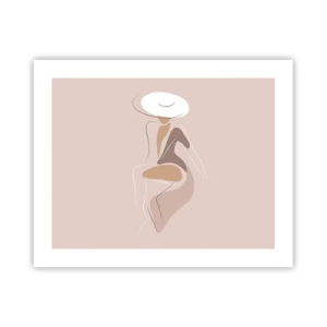 Plakat - Damą być - 50x40 cm