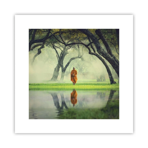 Plakat - W drodze do oświecenia - 30x30 cm