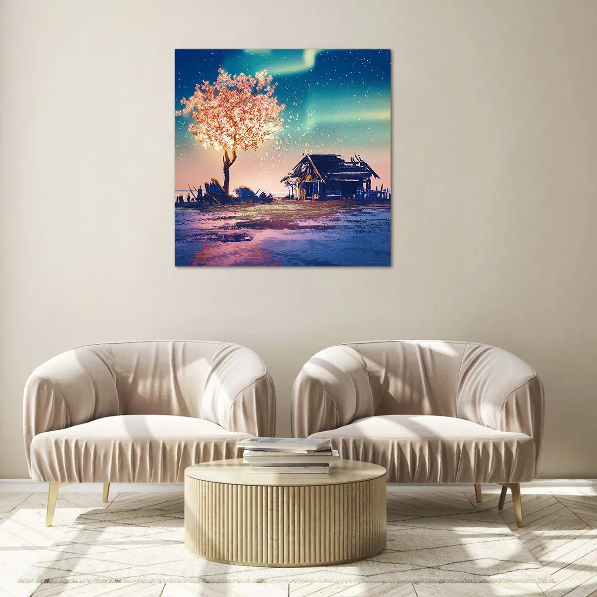 Obraz na szkle - Natura nie przemija - 70x70 cm