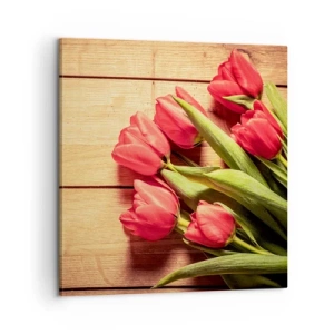 Obraz na płótnie - Wiosenne wyznanie - 60x60 cm