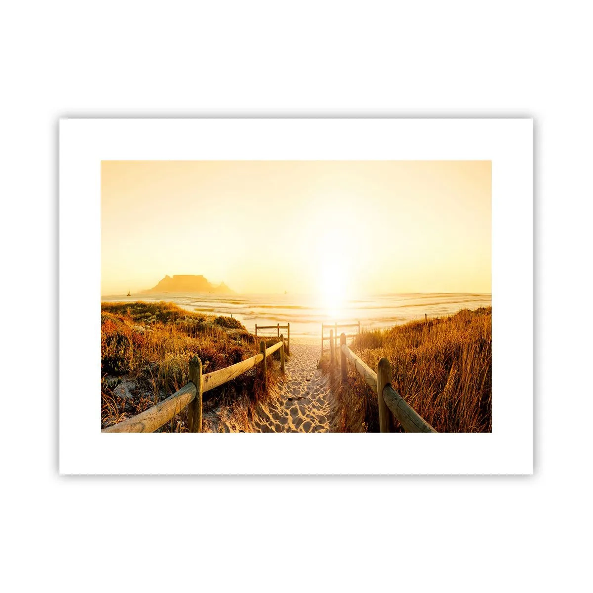 Plakat - Przez wydmę, w stronę słońca - 40x30 cm