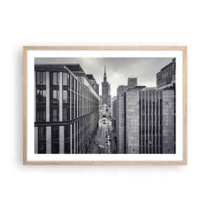 Plakat w ramie jasny dąb - Warszawska dolina - 70x50 cm