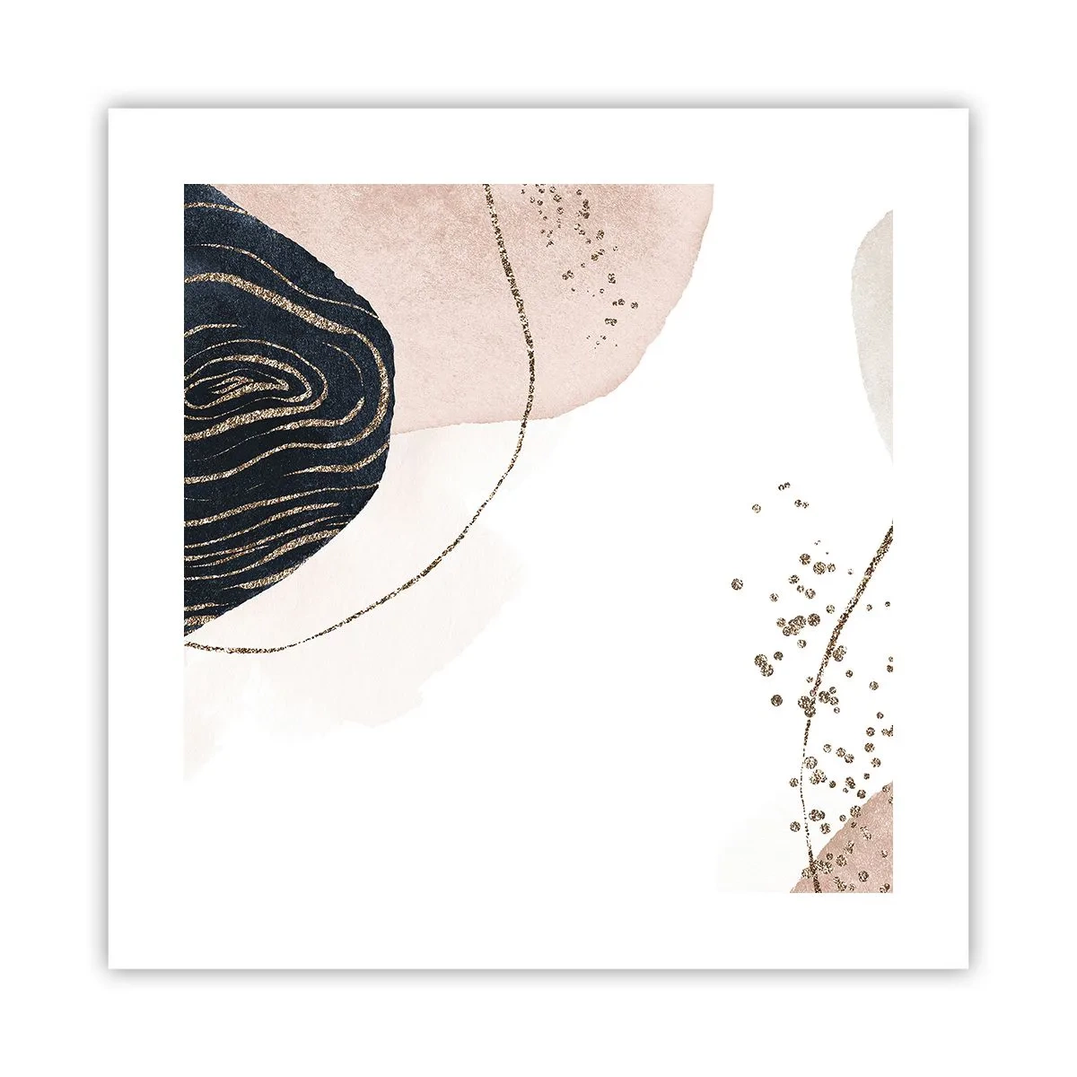 Plakat - Wszystko płynie - 40x40 cm