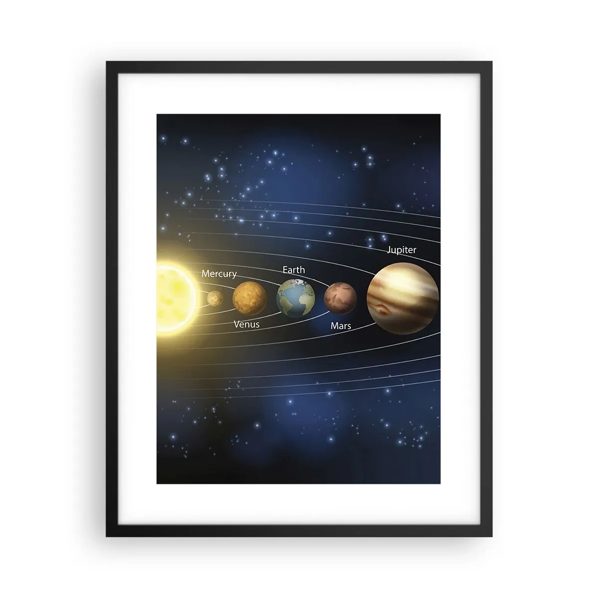 Plakat w czarnej ramie - Jedna z dziesięciu - 40x50 cm