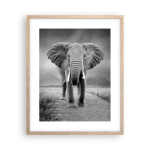 Plakat w ramie jasny dąb - Gospodarz wita - 40x50 cm