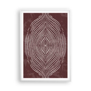 Plakat w białej ramie - Przestrzeń mówi - 70x100 cm